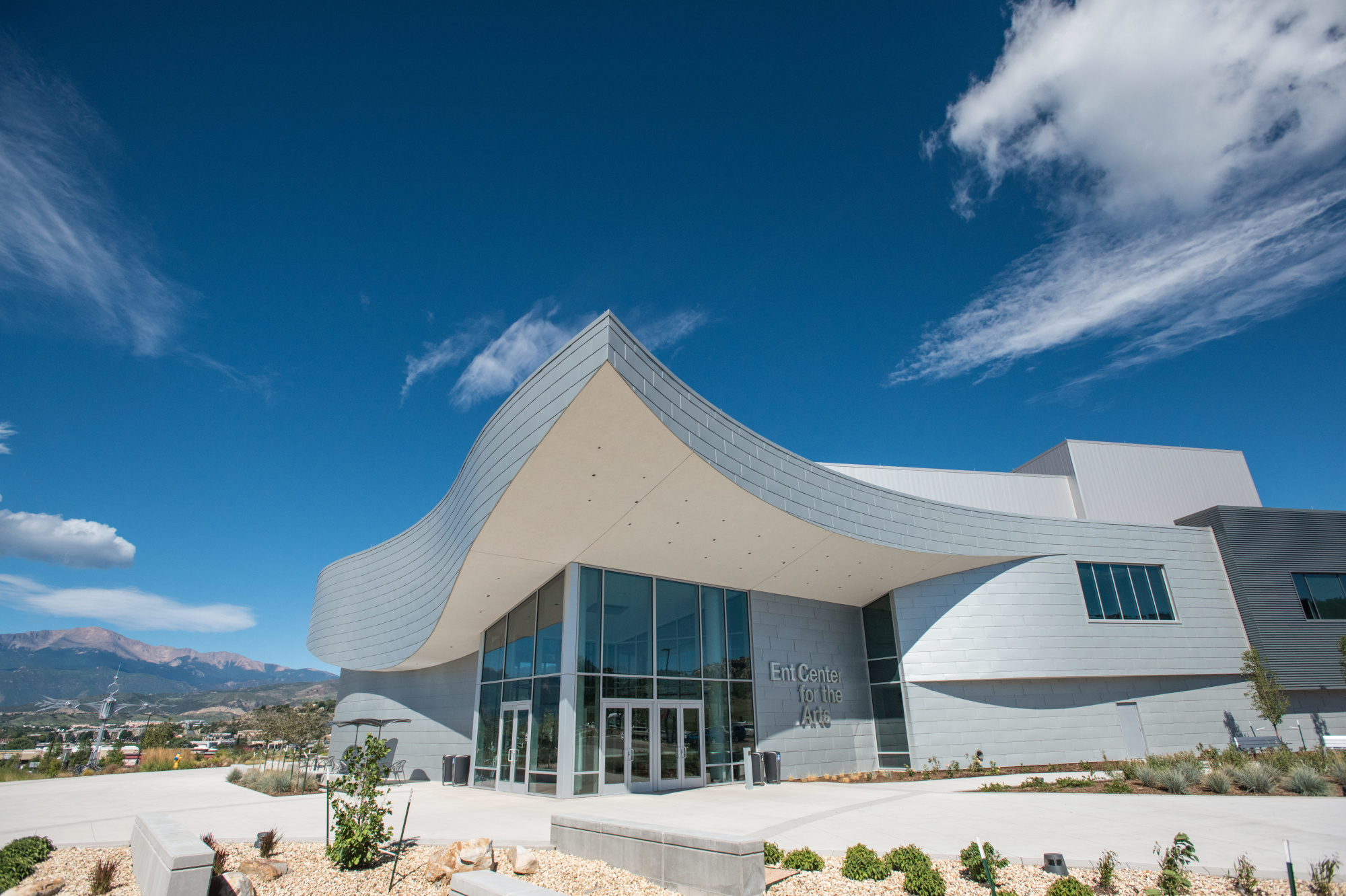 The Ent Center for Visual & Performing Arts Building on UCCS Campus